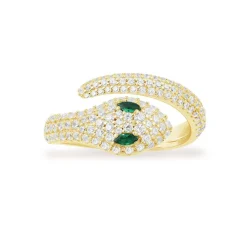 APM Monaco Serpent Wrap Ring- Rings