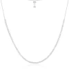 APM Monaco Silver Couture Adjustable Necklace- Necklaces