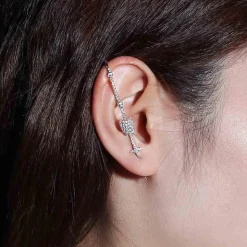 APM Monaco Single Bar Earring- Earrings