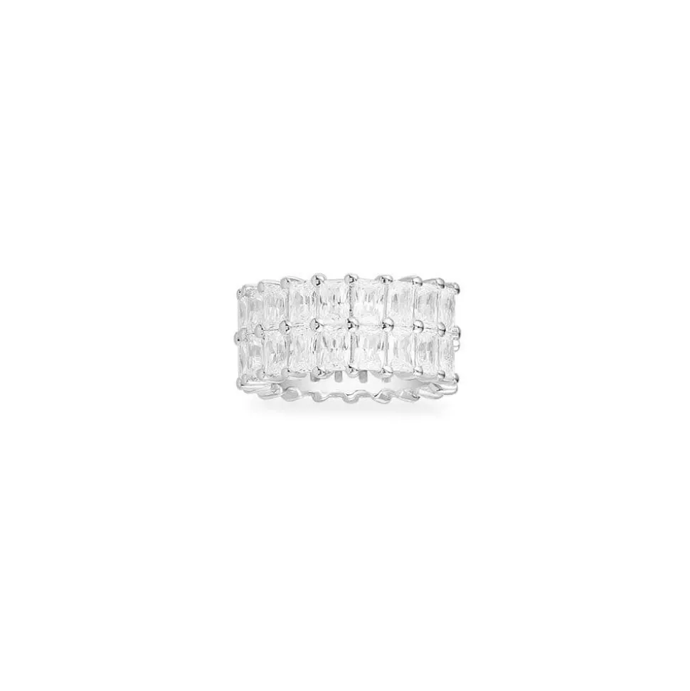 APM Monaco Single Eclat Double Row Ear Cuff- Earrings