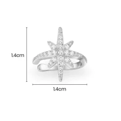 APM Monaco Single Meteorites Ear Cuff- Earrings