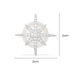 APM Monaco Single Meteorites Earring With Pearl- Earrings