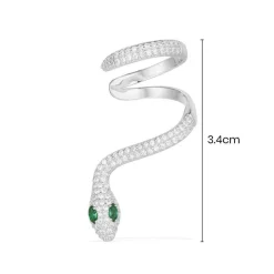 APM Monaco Single Serpent Ear Cuff- Earrings