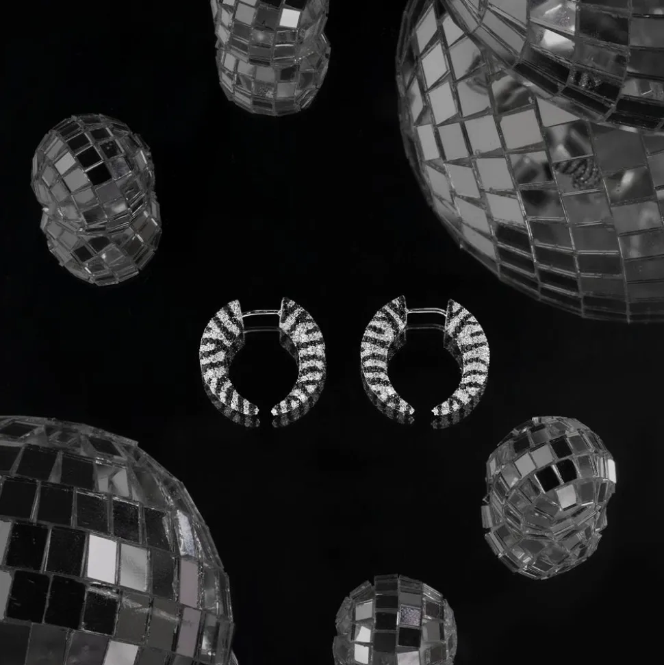 APM Monaco Single Zebra Underlobe Earring- Earrings