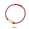 APM Monaco Smile Morse Code Adjustable Nylon Bracelet- Bracelets