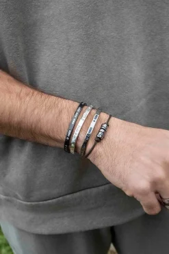 APM Monaco Smile Morse Code Nylon Adjustable Bracelet- Bracelets