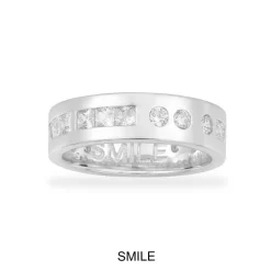 APM Monaco Smile Morse Code Ring- Rings
