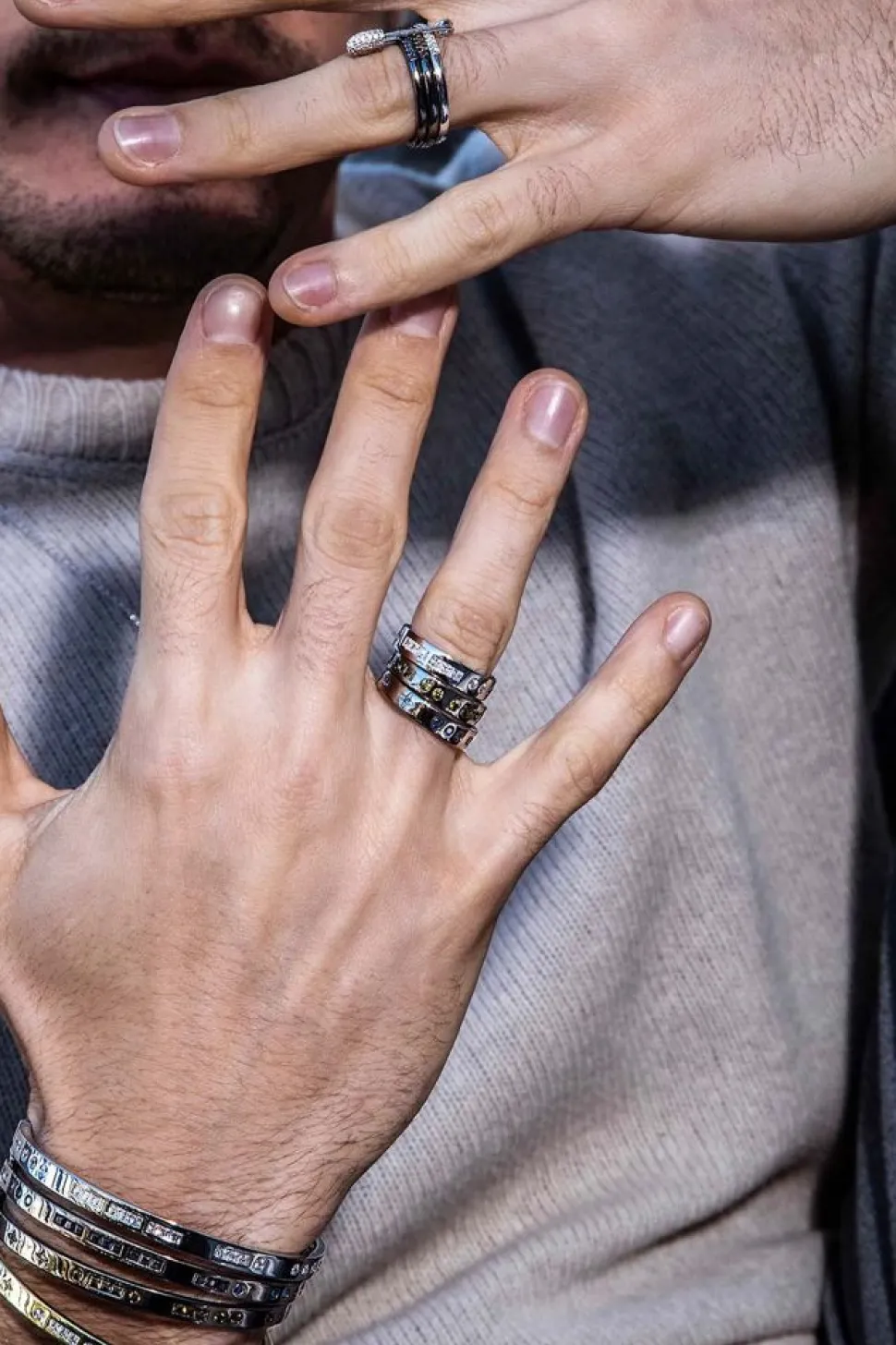 APM Monaco Smile Morse Code Ring- Rings