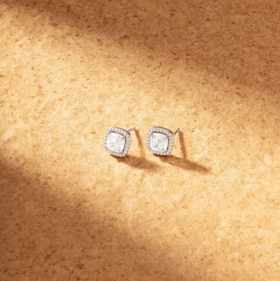 APM Monaco Square Stud Earrings- Earrings