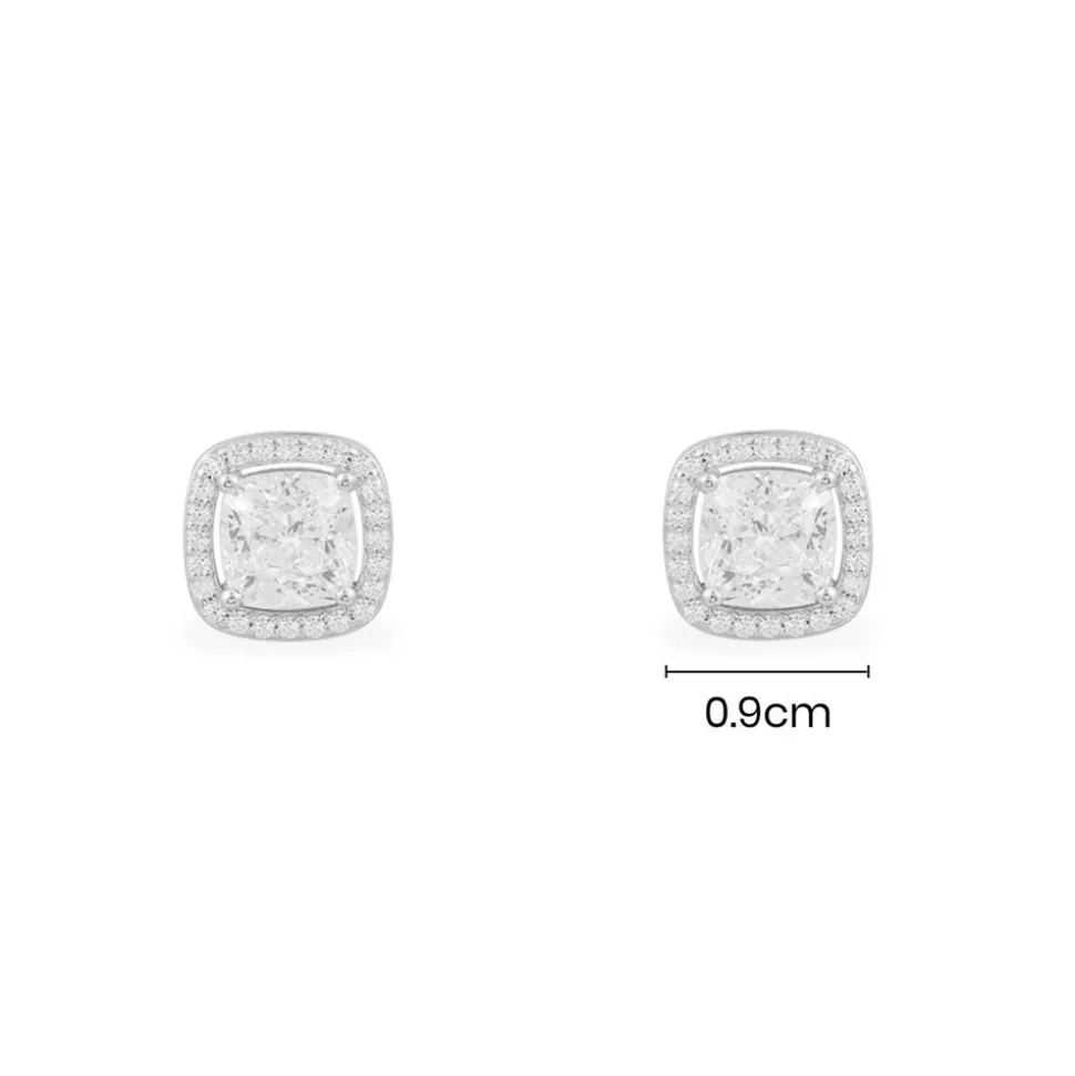 APM Monaco Square Stud Earrings- Earrings