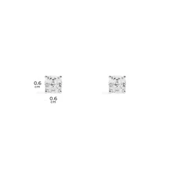 APM Monaco Square Stud Earrings- Earrings