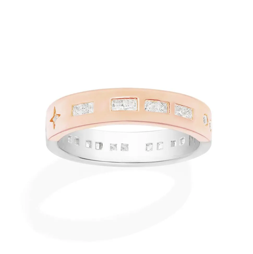 APM Monaco Toi Et Moi Morse Code Ring- Rings