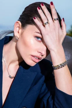 APM Monaco Toi Moi Morse Code Bangle- Bracelets