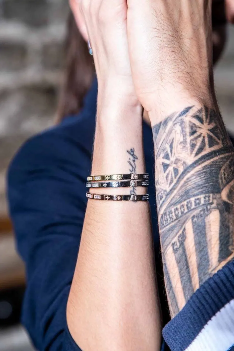 APM Monaco Toi Moi Morse Code Bangle- Bracelets