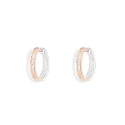 APM Monaco Toi Moi Morse Code Hoop Earrings- Earrings