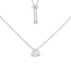 APM Monaco Triangle Pave Adjustable Necklace- Necklaces