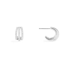 APM Monaco Triple Hoop Earrings- Earrings