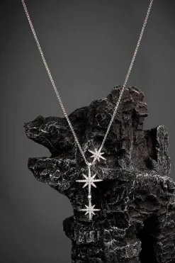 APM Monaco Triple Meteorites Adjustable Necklace- Necklaces