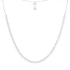 APM Monaco Up And Down Adjustable Necklace With Pearls- Necklaces