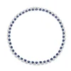 APM Monaco White & Blue Triangle Choker- Necklaces