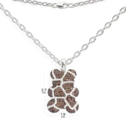 APM Monaco Xl Savannah Yummy Bear Adjustable Necklace- Necklaces