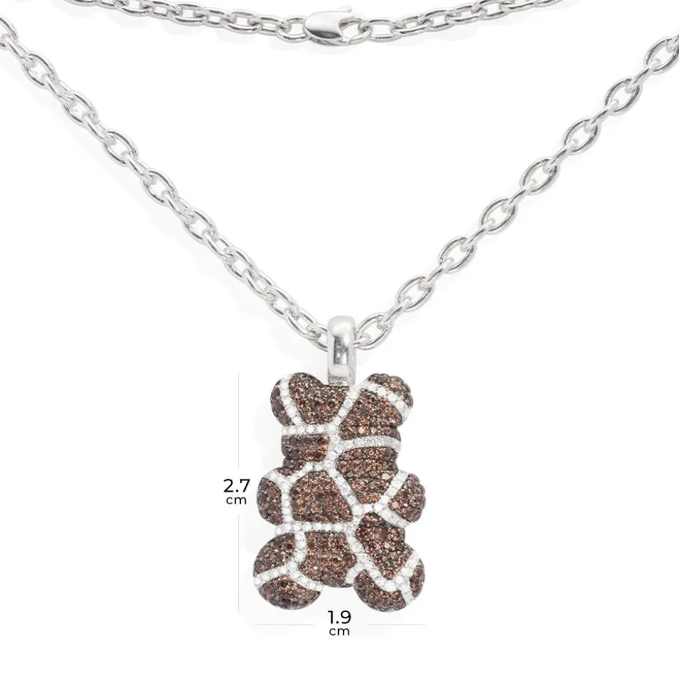 APM Monaco Xl Savannah Yummy Bear Adjustable Necklace- Necklaces