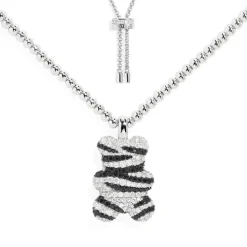 APM Monaco Xl Wild Yummy Bear Adjustable Necklace With Beads- Necklaces