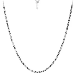APM Monaco Zebra Adjustable Necklace- Necklaces