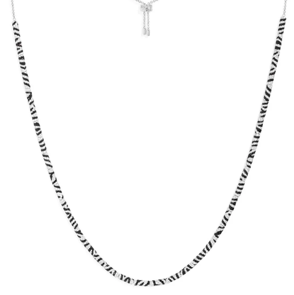 APM Monaco Zebra Adjustable Necklace- Necklaces