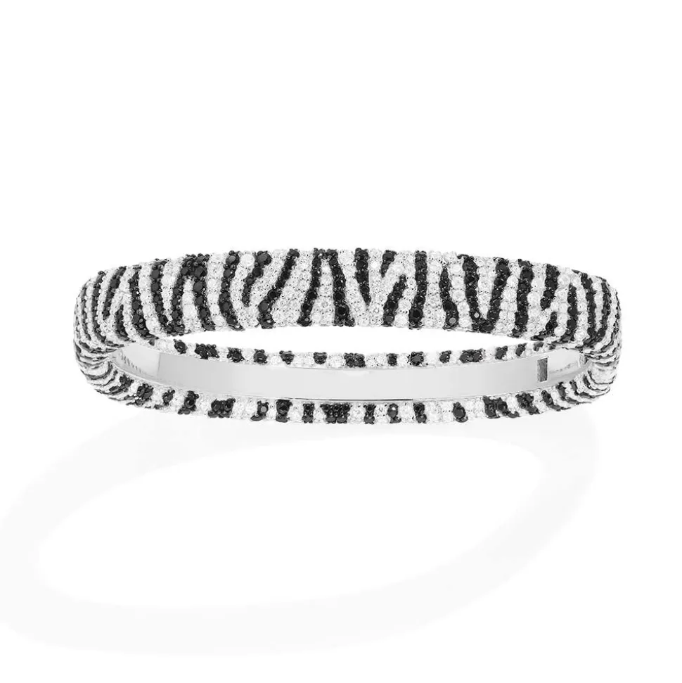 APM Monaco Zebra Bangle- Bracelets